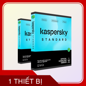 Kaspersky Standard 1 năm - Bảo vệ máy tính toàn diện trước mã độc, virus