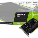 Card màn hình VGA PNY GTX 1650 4GB Dual Fan GDDR6