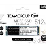 Ổ cứng SSD TeamGroup 512GB MP33 M.2 PCIe Gen3x4