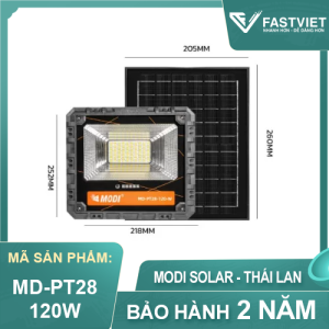 Đèn Led Pha năng lượng mặt trời Modi Solar MD PT28