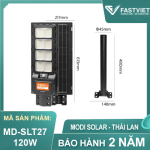 Đèn đường năng lượng mặt trời Modi Solar MD SLT27 120W